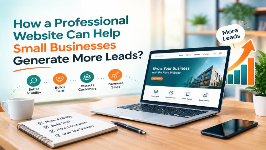 How a Professional Website Can Help Small Businesses Generate More Leads?